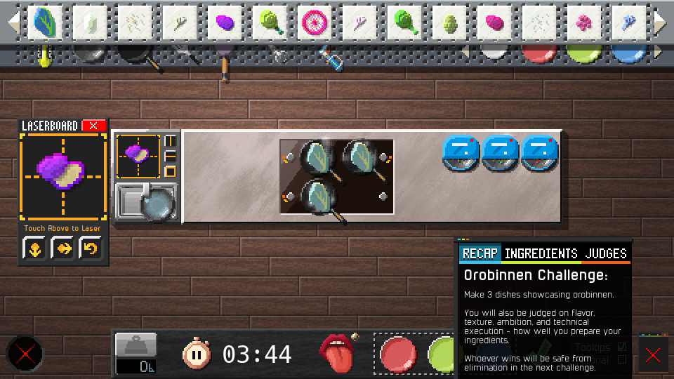 Screenshot of Cooking Gameplay